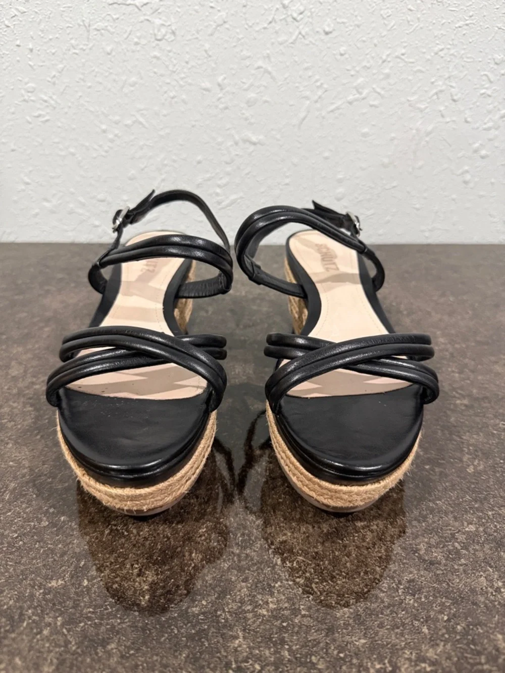 SCHUTZ‎ Isla Platform Wedges Size 7